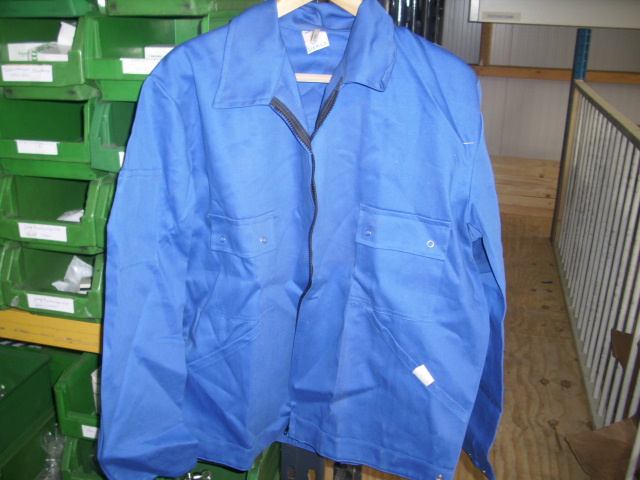 Liemco werkjas maat 56 lichtblauw met rits
